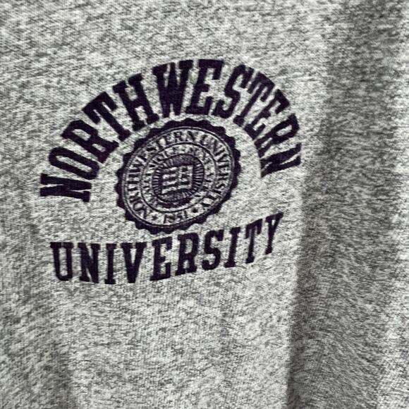 Vintage Champion Northwestern University T Shirt Gray College Tee M - Picture 4 of 6